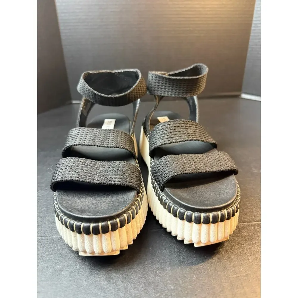 Steve Madden Shelle Women’s Strappy Platform Sandals Black Size 7.5 M - Picture 3 of 8